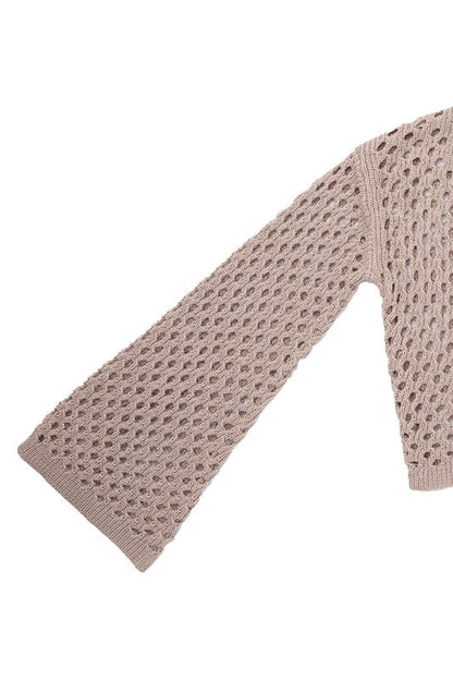 Lilou Hole-knit cardigan | us.meeeshop