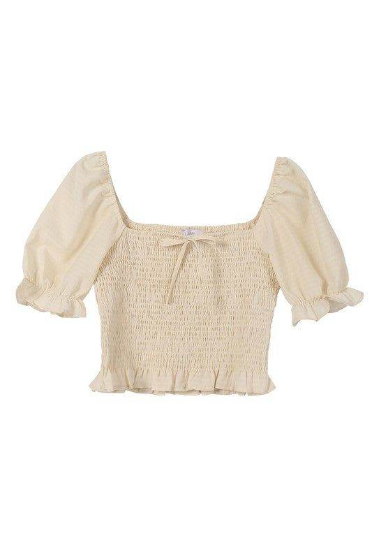 Lilou | SS smocked top - us.meeeshop