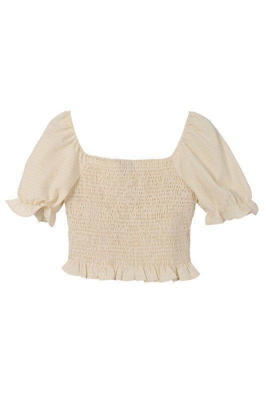 Lilou | SS smocked top - us.meeeshop