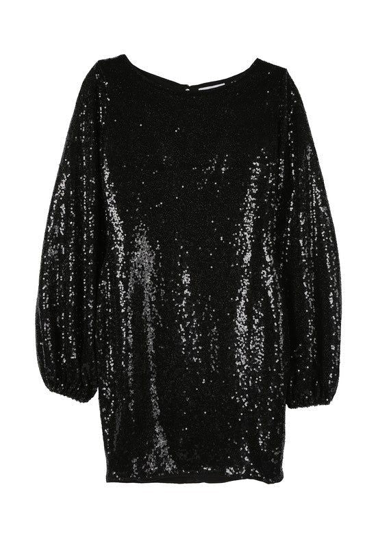 Lilou Sequin mini dress us.meeeshop - 