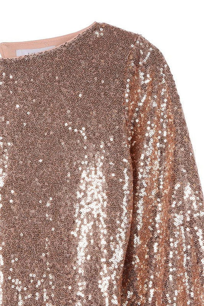 Lilou Sequin mini dress us.meeeshop - 