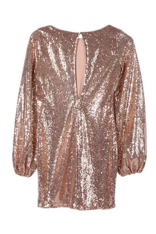 Lilou Sequin mini dress us.meeeshop - 