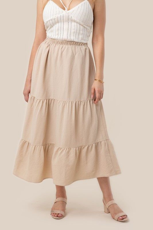 Lilou Tiered maxi skirt us.meeeshop - 