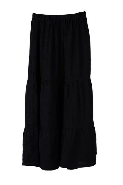 Lilou Tiered maxi skirt us.meeeshop - 