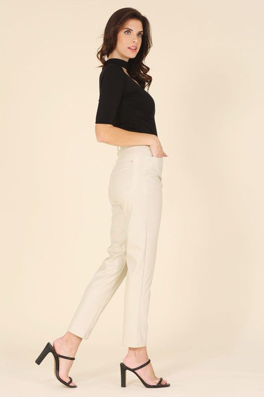 Lilou Vegan leather pants us.meeeshop - 