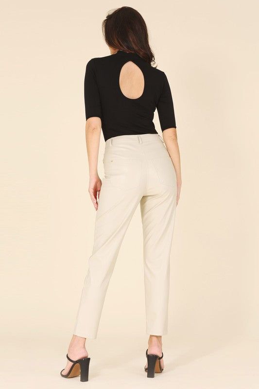 Lilou Vegan leather pants us.meeeshop - 