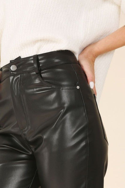 Lilou Vegan leather pants us.meeeshop - 