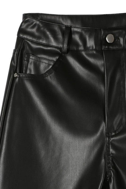 Lilou Vegan leather pants us.meeeshop - 