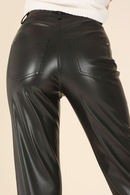 Lilou Vegan leather pants us.meeeshop - 