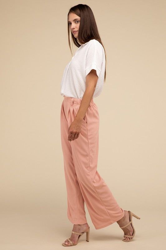 Lilou Waffle Trouser Pants us.meeeshop - 