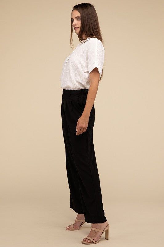 Lilou Waffle Trouser Pants us.meeeshop - 