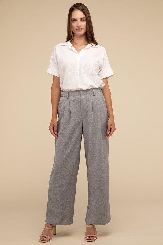 Lilou Waffle Trouser Pants us.meeeshop - 