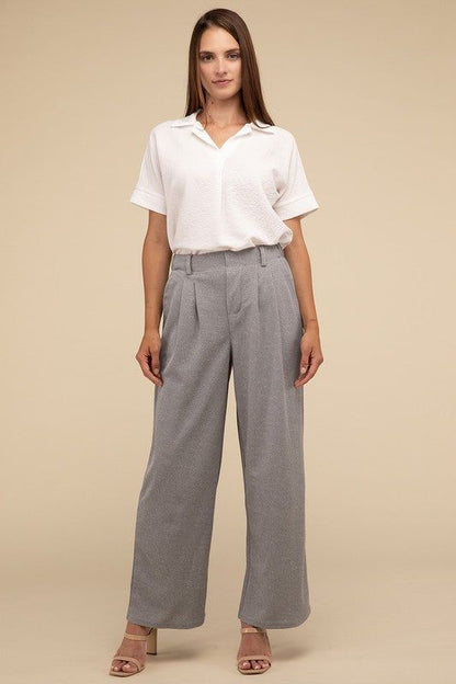 Lilou Waffle Trouser Pants us.meeeshop - 