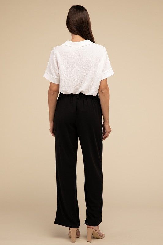 Lilou Waffle Trouser Pants us.meeeshop - 