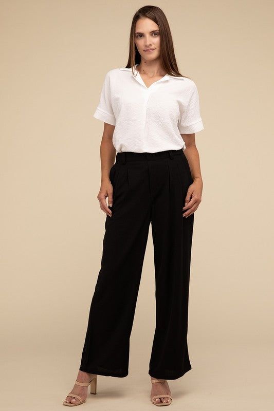 Lilou Waffle Trouser Pants us.meeeshop - 