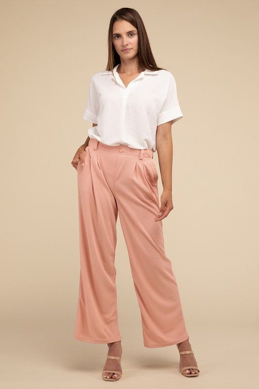 Lilou Waffle Trouser Pants us.meeeshop - Pants