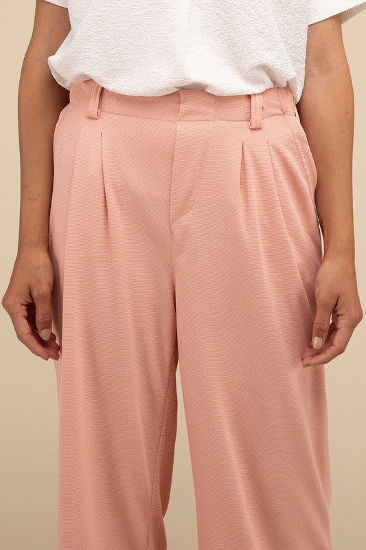 Lilou Waffle Trouser Pants us.meeeshop - 