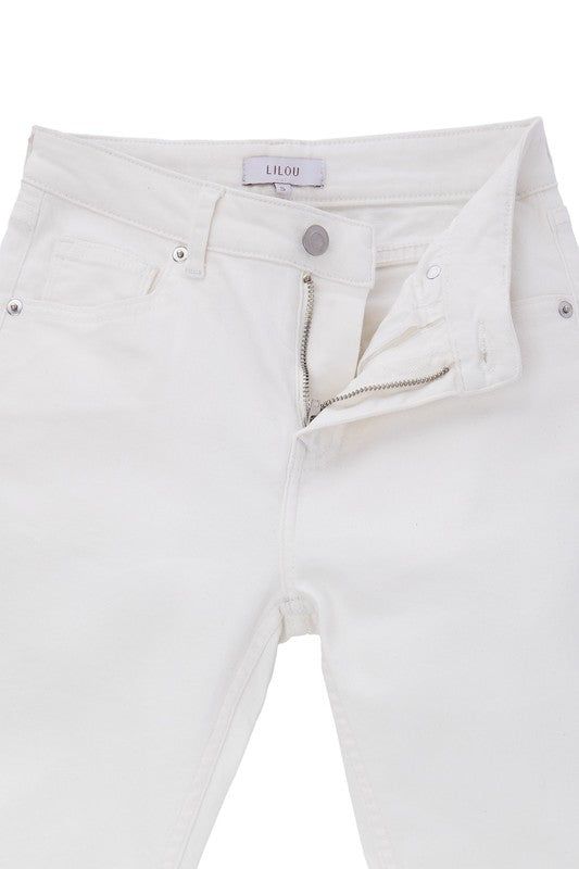 Lilou White skinny jeans us.meeeshop - 