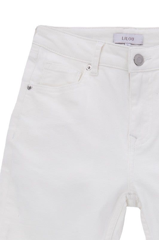 Lilou White skinny jeans us.meeeshop - 