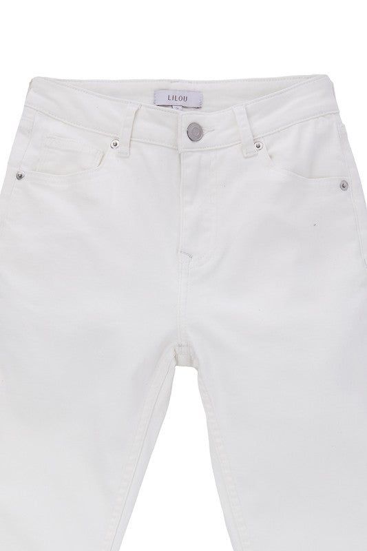 Lilou White skinny jeans us.meeeshop - 