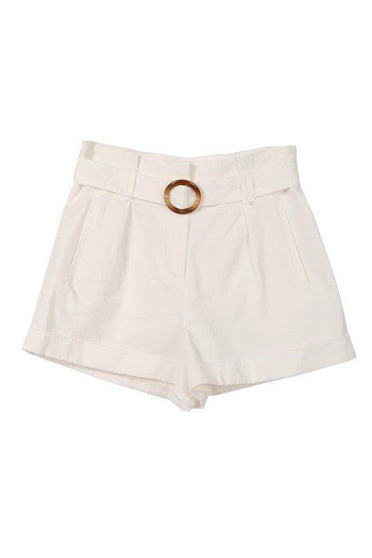 Lilou Belted Shorts - us.meeeshop