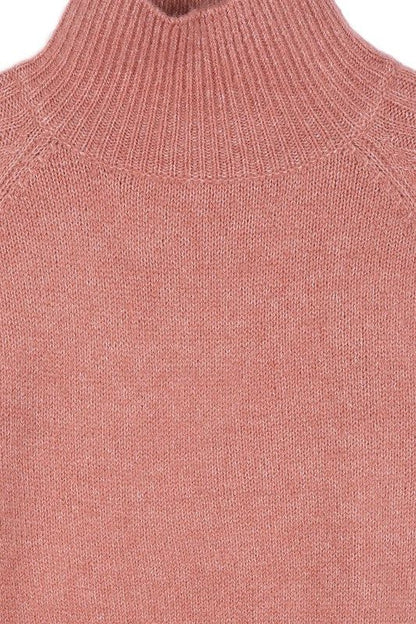 Lilou Crop mock neck sweater - us.meeeshop