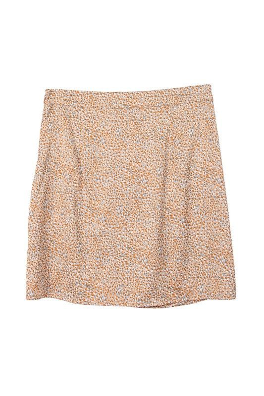 Lilou Leopard print shirred skirt - us.meeeshop