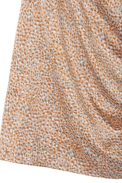 Lilou Leopard print shirred skirt - us.meeeshop