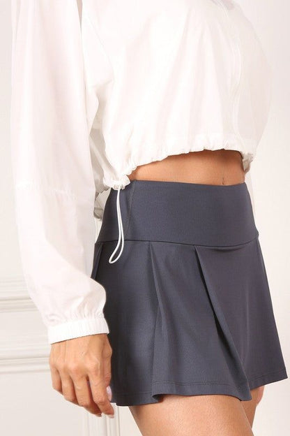 Lilou | Light fabric tennis skirt - us.meeeshop