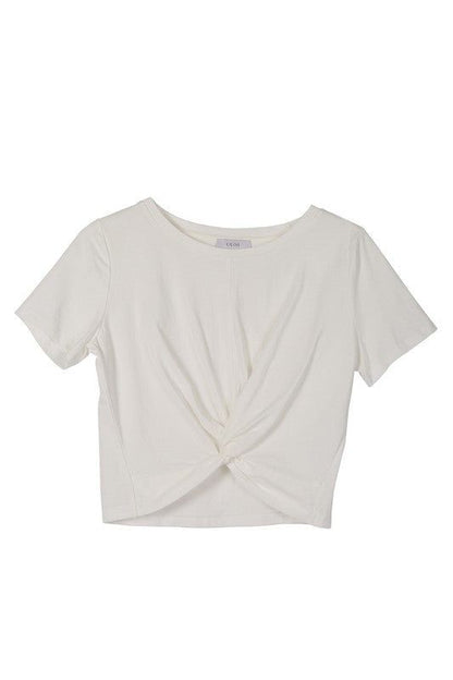 Lilou | SS twisted top - us.meeeshop