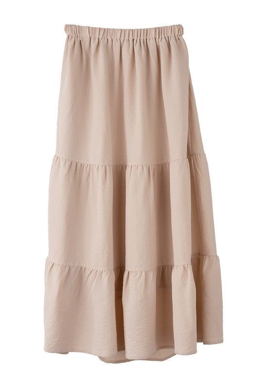 Lilou Tiered maxi skirt - us.meeeshop