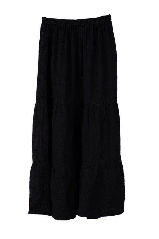 Lilou Tiered maxi skirt - us.meeeshop