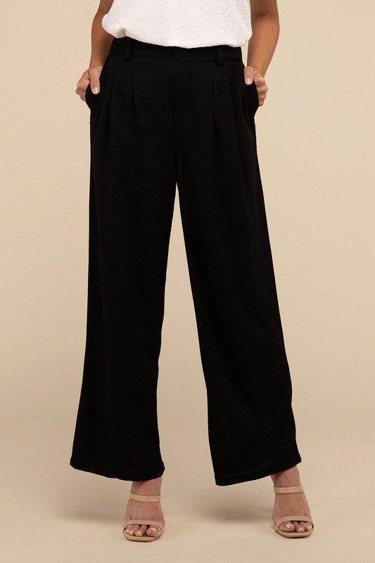 Lilou Waffle Trouser Pants - us.meeeshop