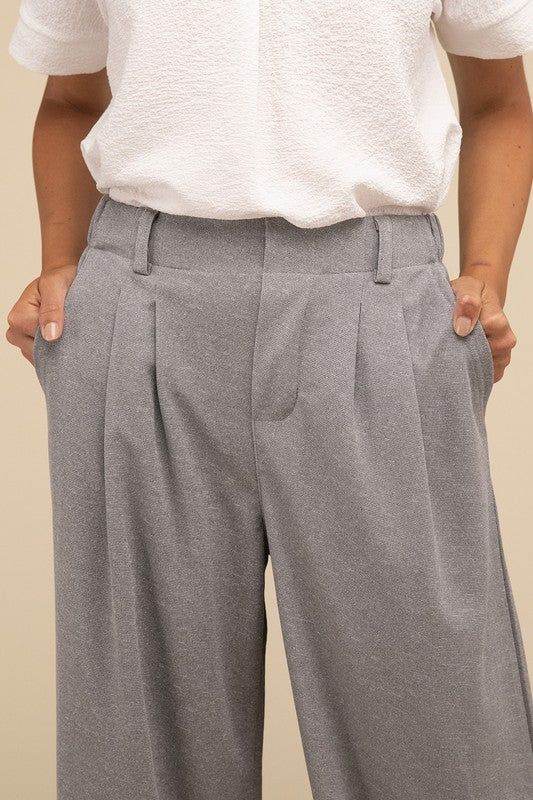 Lilou Waffle Trouser Pants - us.meeeshop