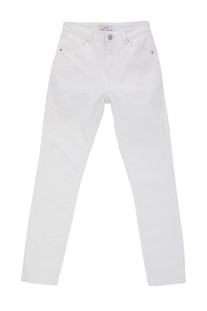 Lilou White skinny jeans - us.meeeshop