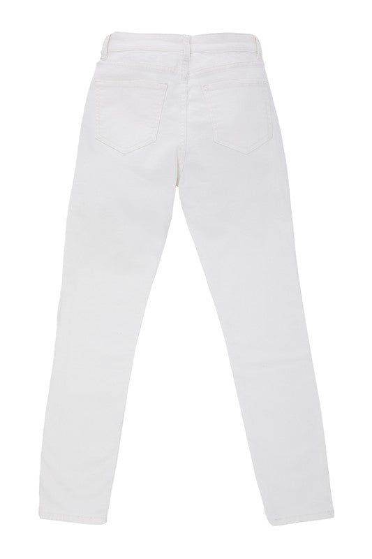 Lilou White skinny jeans - us.meeeshop