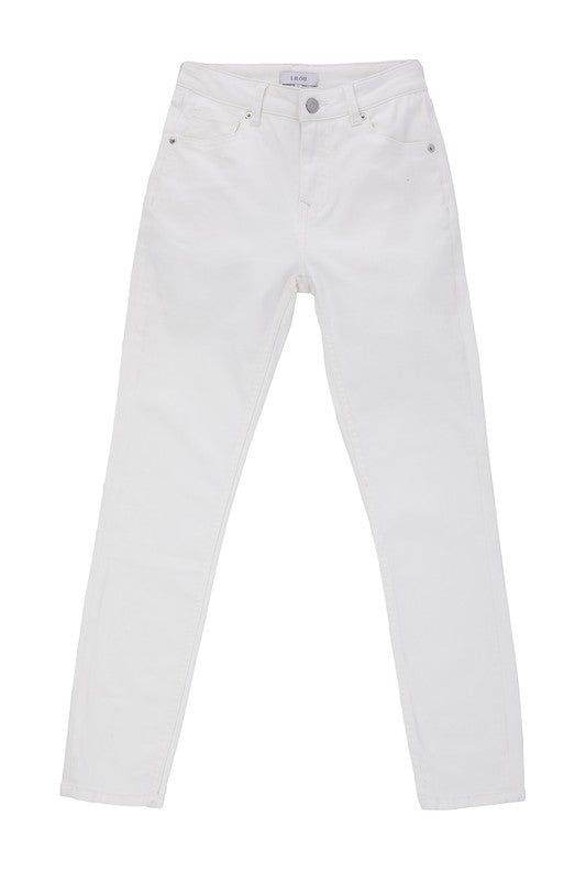 Lilou White skinny jeans - us.meeeshop