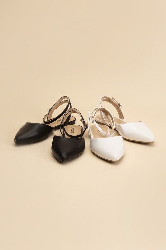 Linden-S Ankle Strap Flats us.meeeshop - 