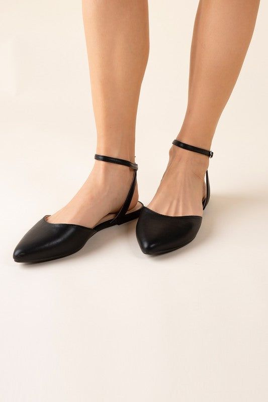 Linden-S Ankle Strap Flats us.meeeshop - 