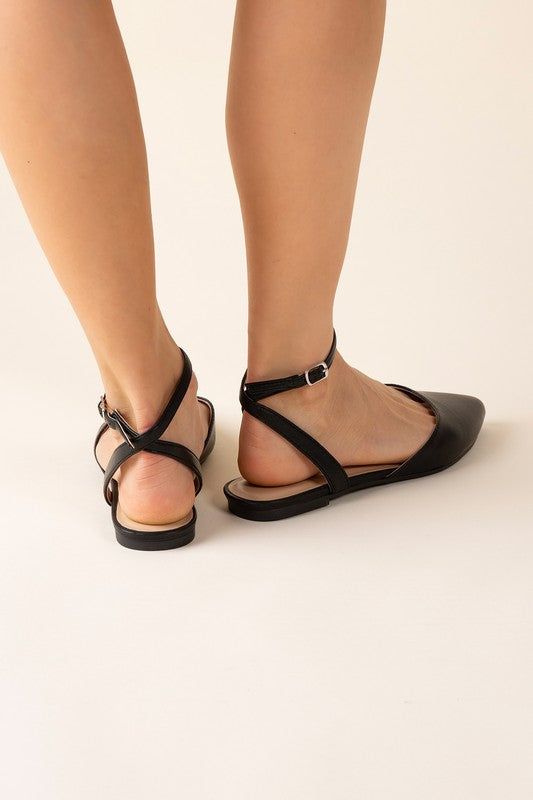 Linden-S Ankle Strap Flats us.meeeshop - 