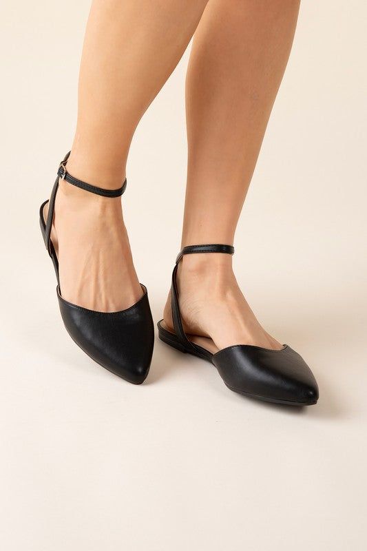 Linden-S Ankle Strap Flats us.meeeshop - 