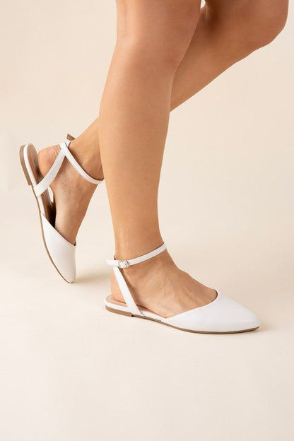 Linden-S Ankle Strap Flats us.meeeshop - 