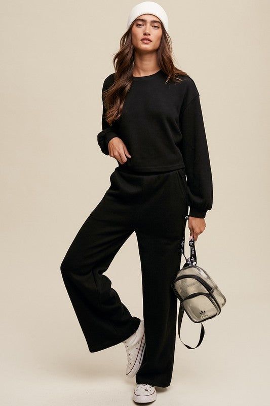 Listicle Knit Sweat Top and Pants Athleisure Lounge Sets us.meeeshop - 