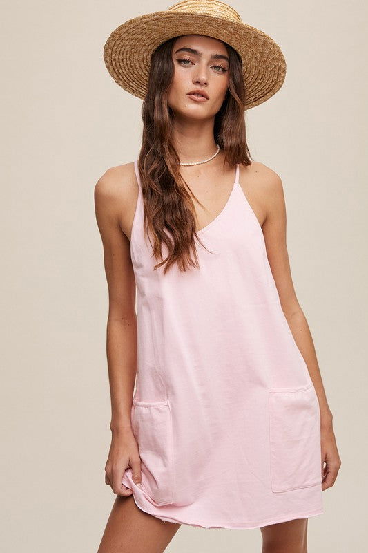 Listicle Sporty Mini Dress With Built in Romper Liner us.meeeshop - 