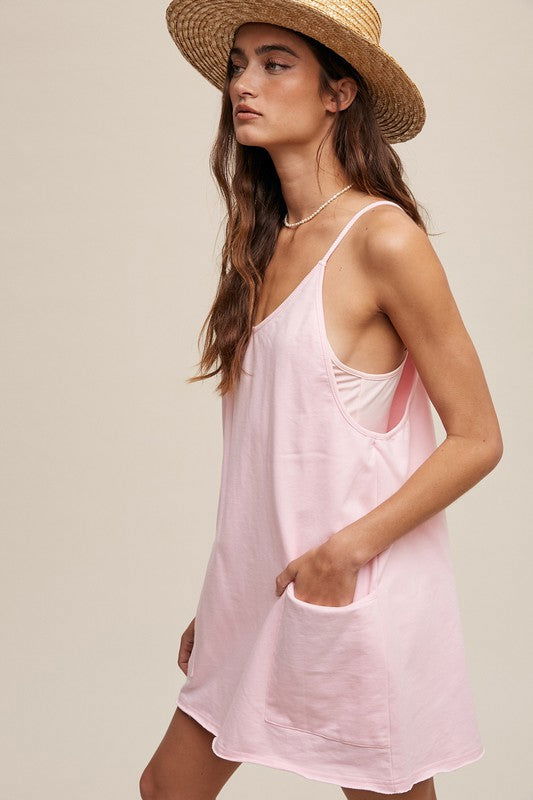 Listicle Sporty Mini Dress With Built in Romper Liner us.meeeshop - 