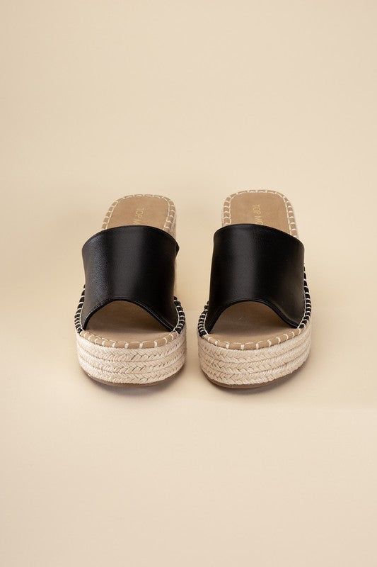 Lock-1 Espadrille Mule Heels - us.meeeshop