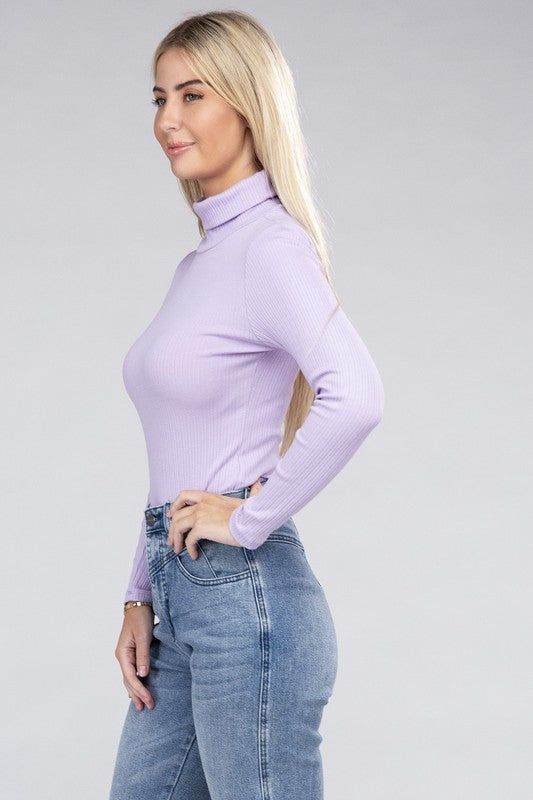 Long-Sleeve Turtleneck Bodysuit - us.meeeshop