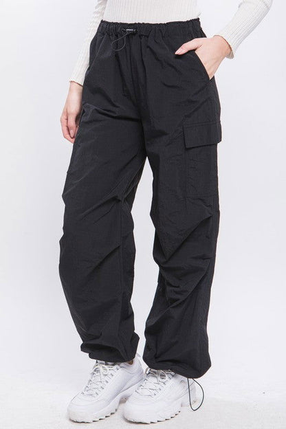 Love Tree Loose Fit Parachute Cargo Pants - us.meeeshop