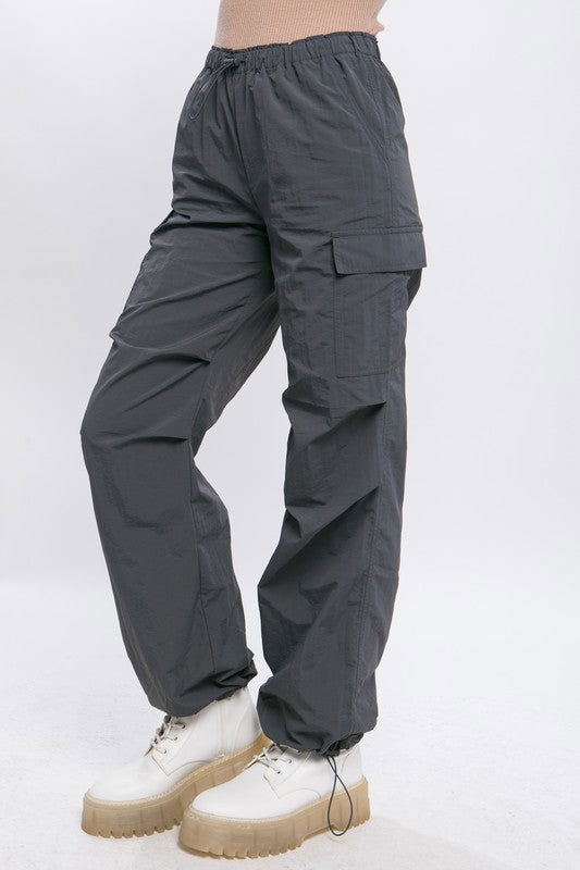 Love Tree Loose Fit Parachute Cargo Pants - us.meeeshop