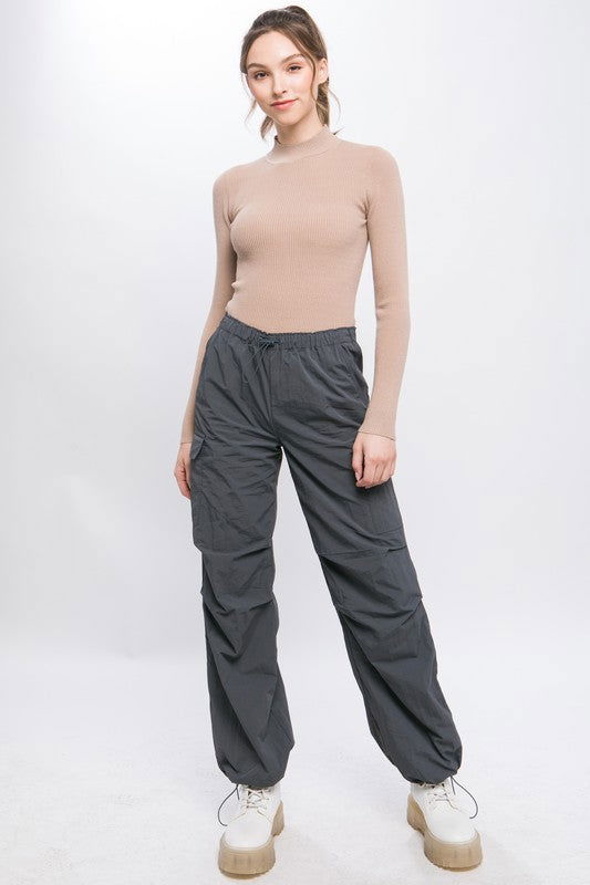 Love Tree Loose Fit Parachute Cargo Pants - us.meeeshop